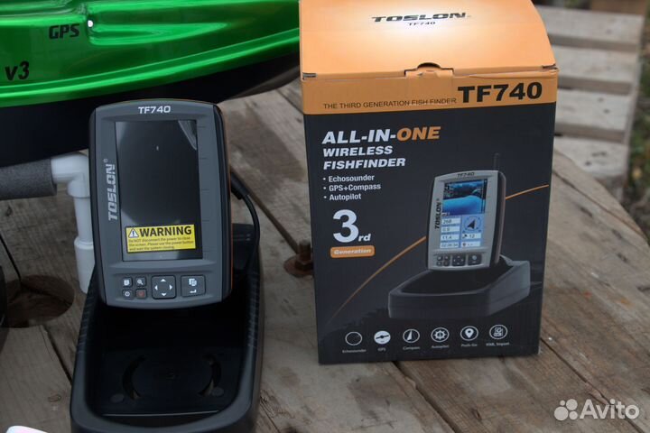 Прикормочный кораблик CamaraD - эхолот TF740,21А