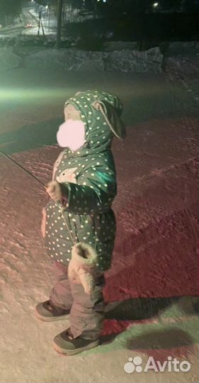Зимний костюм для девочки рост 104 110