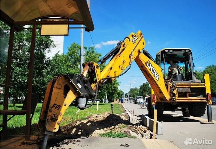 Услуги колесного экскаватора