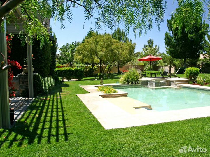 Укладка рулонных газонов под ключ