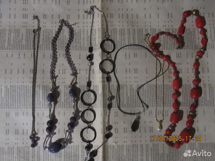 Винтажные украшения (колье)бижутерия ldadpr