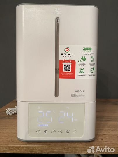 Увлажнитель воздуха royal clima с уф излучением