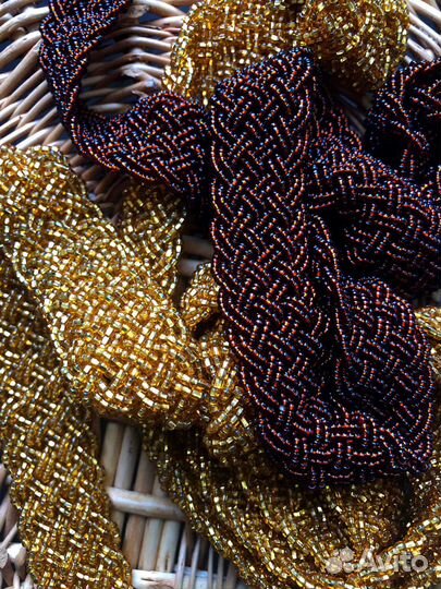 Пояс из бисера ручная работа