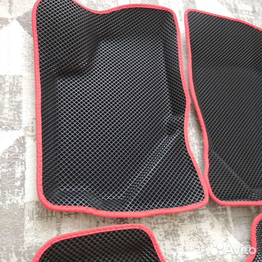 Коврики Эва ева eva 3d с бортами на Лада Гранта