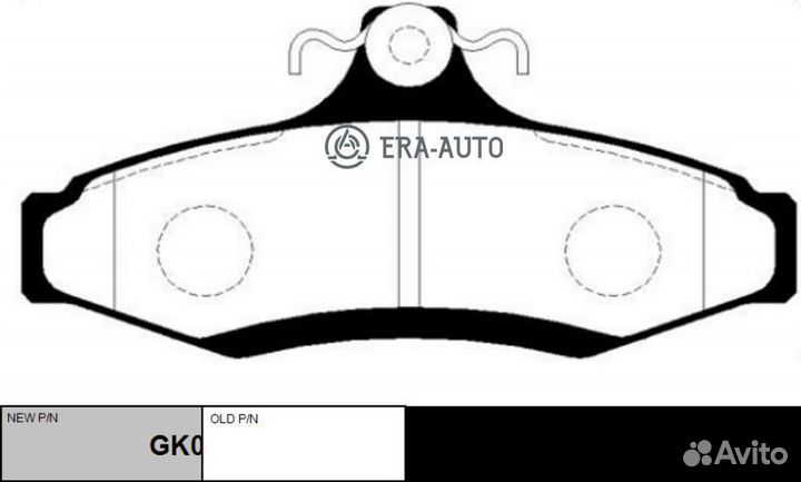 CTR GK0435 Колодки тормозные chevrolet lacetti/rav