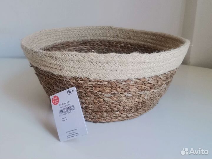 Новая плетёная корзина для хранения,корзинка 2813