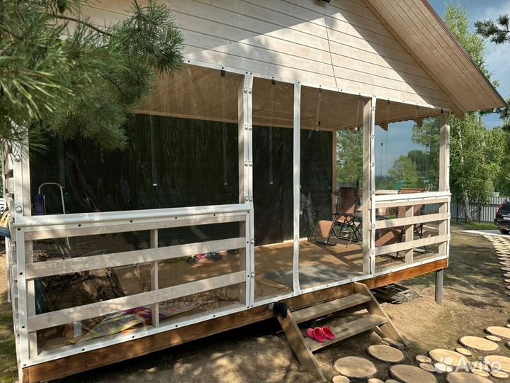 Рулонные шторы прозрачные толщиной 700 микрон