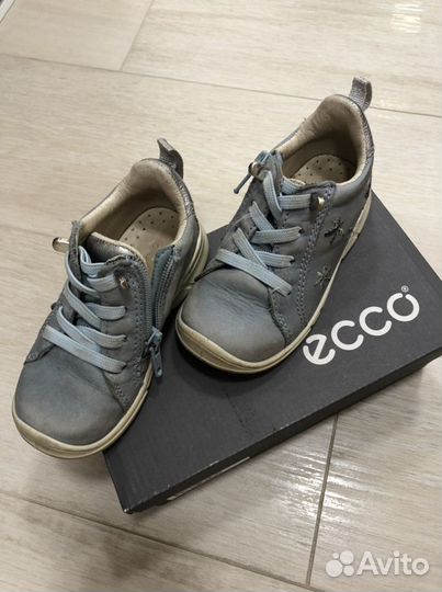 Ботинки детские кожаные Ecco, р-р 22