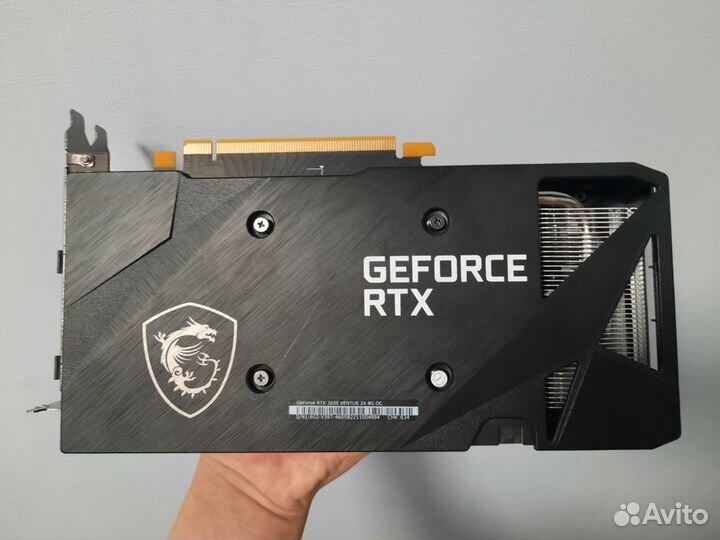 Видеокарта MSI GeForce RTX 3050 ventus 2X OC