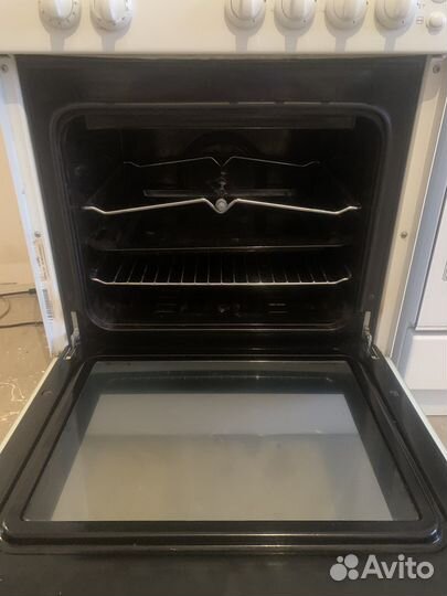 Газовая плита Kraft, 60 см, пьезо, гриль, крышка