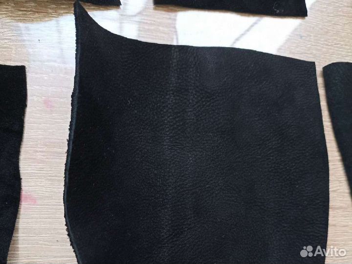 Лоскуты кожи нубук для рукоделия