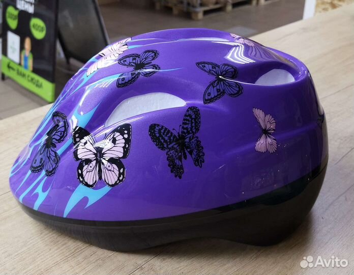 Детский шлем защитный на девочку новый