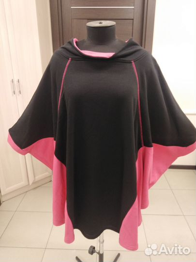 Пончо женское 52-64р. и 62-72р. Новое