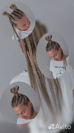 Плетение кос с канекалоном