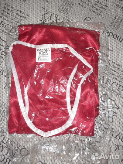 Майка красная боксёрская (XL) Новая