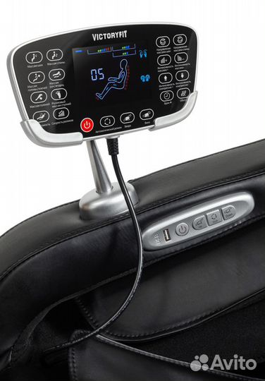 Массажное кресло VictoryFit VF-M68 черное