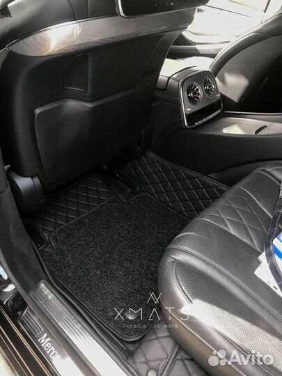 Коврики из экокожи для Mercedes-Benz S-Class W222