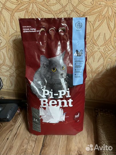 Новый наполнитель pi-pi bent 10 кг