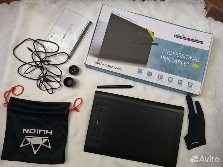 Графический планшет huion 1060pro+