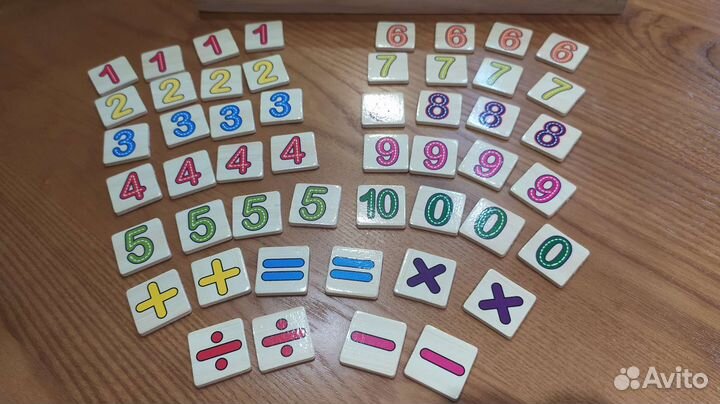 Набор для обучения счету деревянный