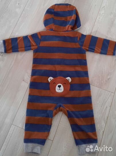 Флисовая поддева carters