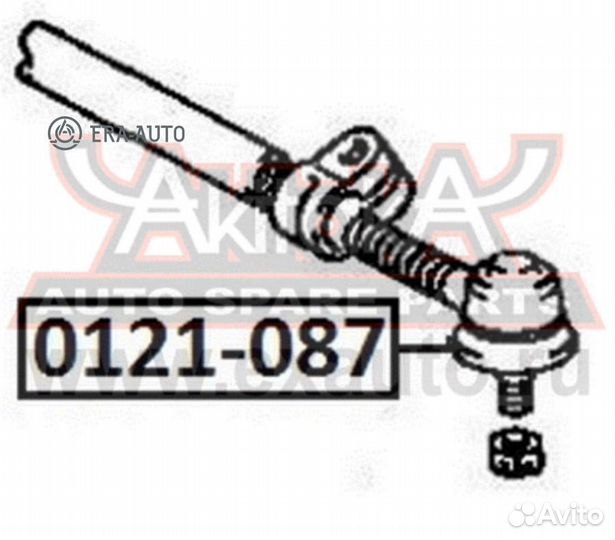 Asva 0121087 наконечник рулевой правый