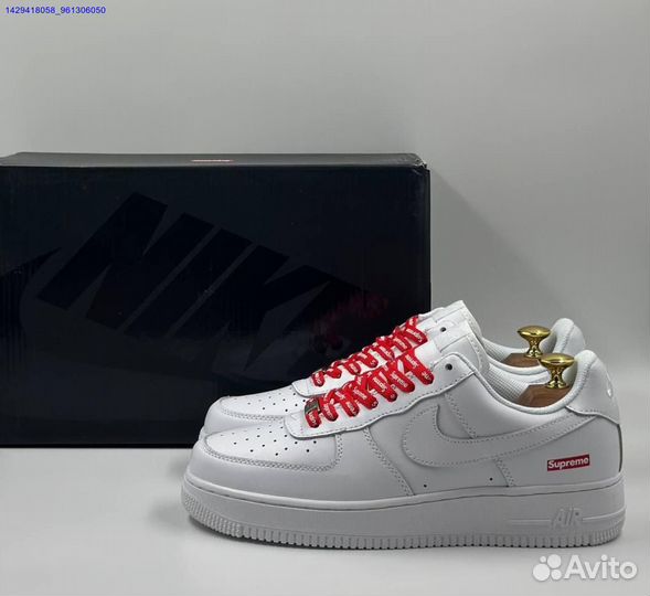 Кроссовки Nike Air Force 1 Low & Supreme (Арт.92666)