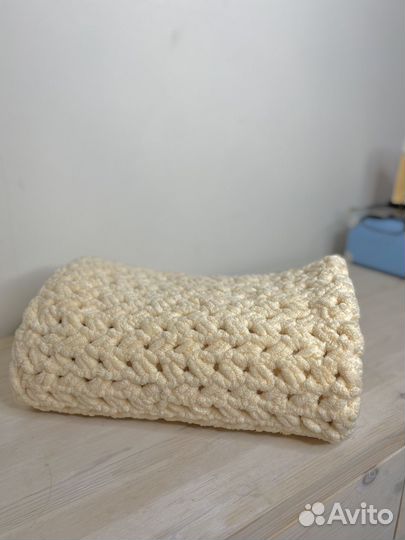Плед детский вязаный ручная работа