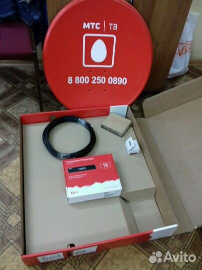 Комплект для установки спутникового тв МТС