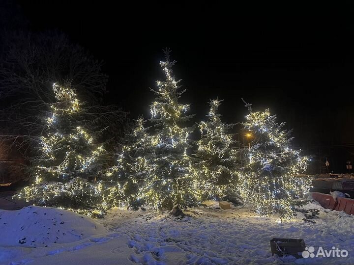 Новогоднее оформление домов