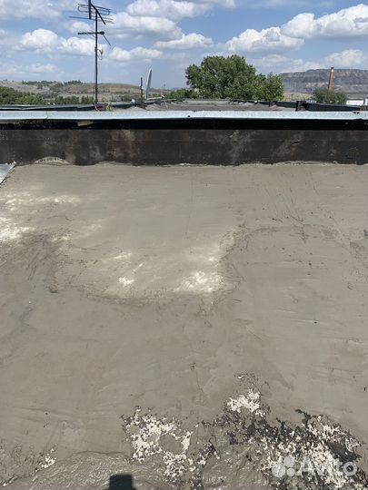 Ремонт плоской мягкой кровли гаража, здания