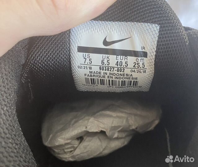 Nike tn+ plus mini logo 7.5us оригинал