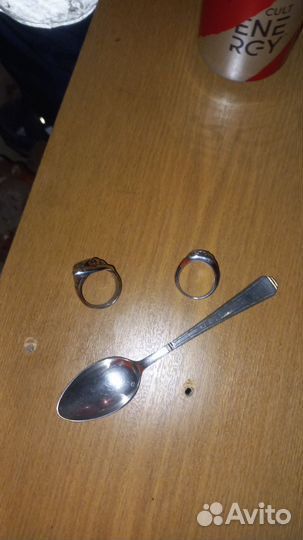 Мужской перстень серебро бу