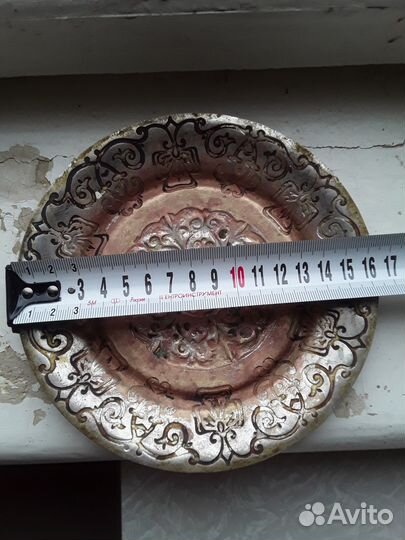 Тарелка металлическая СССР