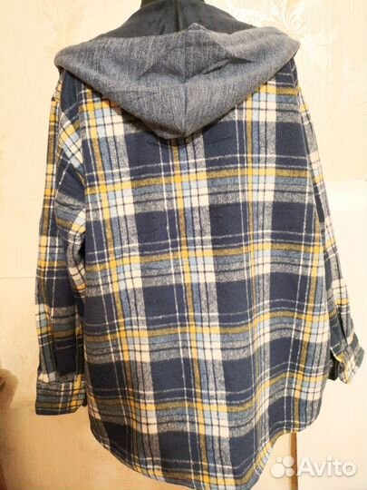 Рубашка мужская утепленная с капюшоном 54 и 56 раз