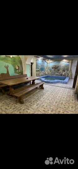 Баня сауна С тёплым бассейном 35градусов