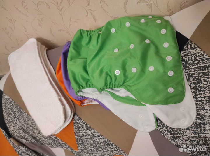 Комплект многоразовые подгузники и вкладыши