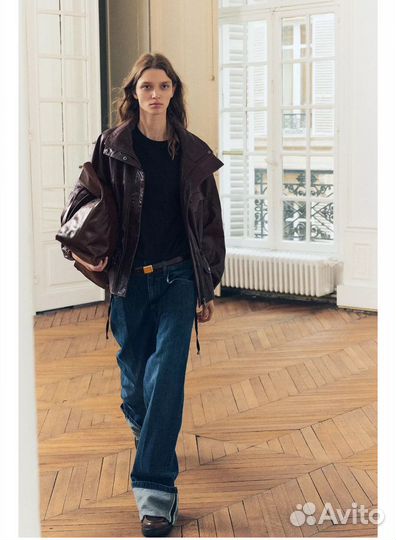 Кожаная куртка Zara