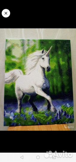 Картина со стразами 40-50 готовая