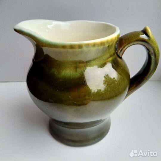 Керамика СССР чайник Петушки, молочник Конаково