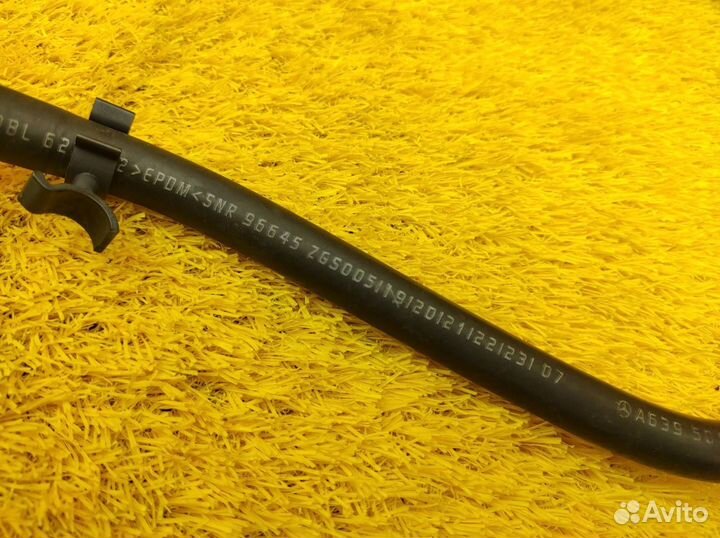 Патрубки радиатора Mercedes-Benz W639 M112.976 3.7