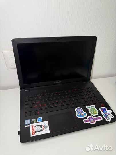 Ноутбук asus ROG GL552V