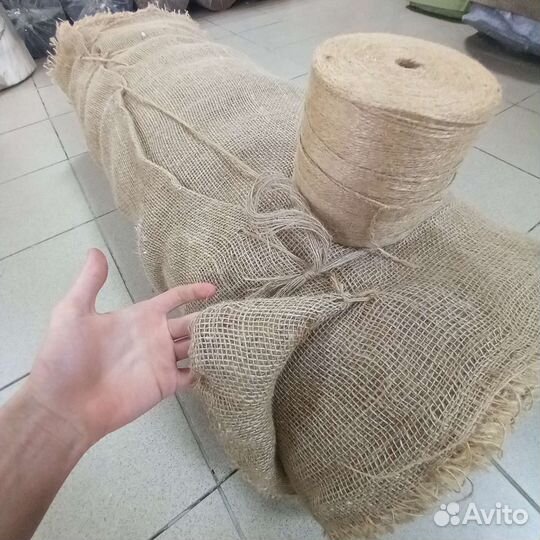 Джутовый шпагат и мешковна из джута