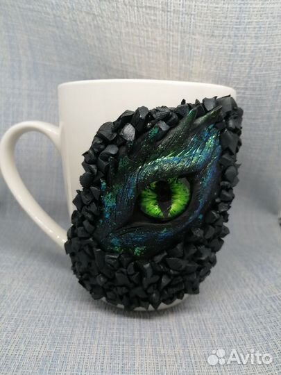 Кружка с декором 