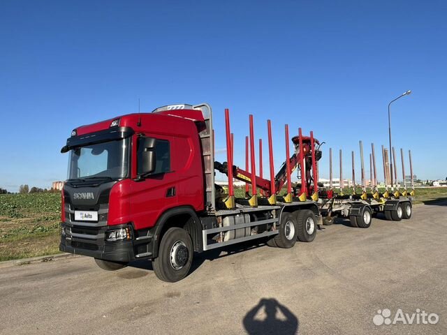 Scania G-series с КМУ, 2021