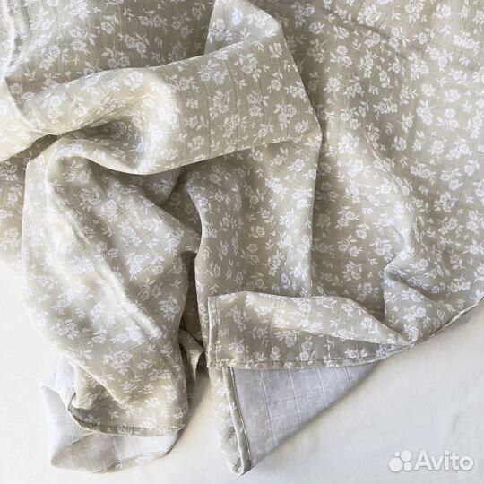 Муслиновая пеленка 90х120