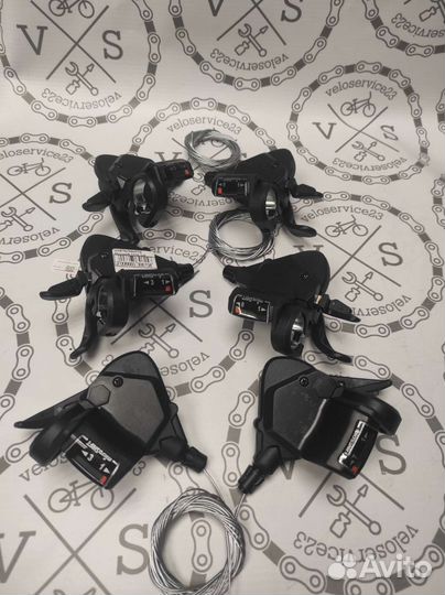 Манетки microshift 3x7, 3x8, 3x9