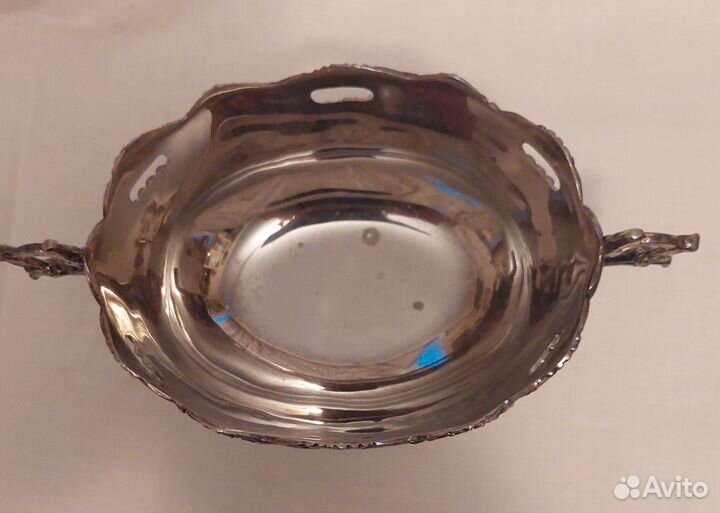 Конфетница мельхиор СССР