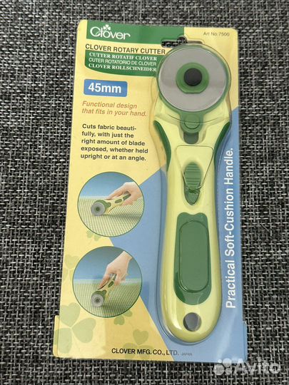 Раскройный нож Clover 45мм Япония