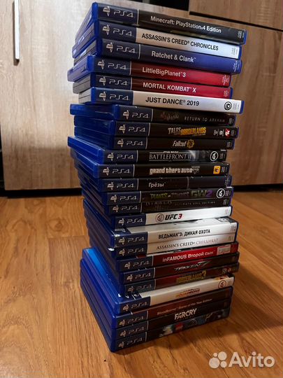 Диски С играми на PS4,PS3